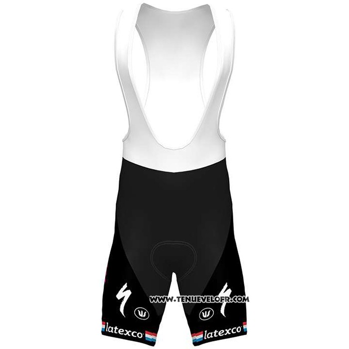2020 Maillot Ciclismo Deceuninck Quick Step Champion Pays Bas Manches Courtes et Cuissard